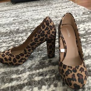 Merona Leopard print shoes NWOT